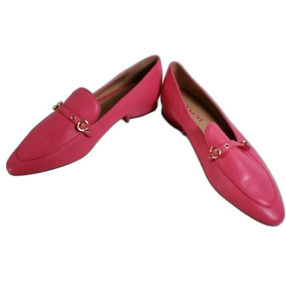 Coach Isabel Pink Leather Loafers - Size 8.5 - EUC - Picture 4 of 6